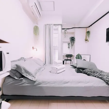 Minimalist Loft Namba Compact Studio With A 24-Hour Gym Ma305
